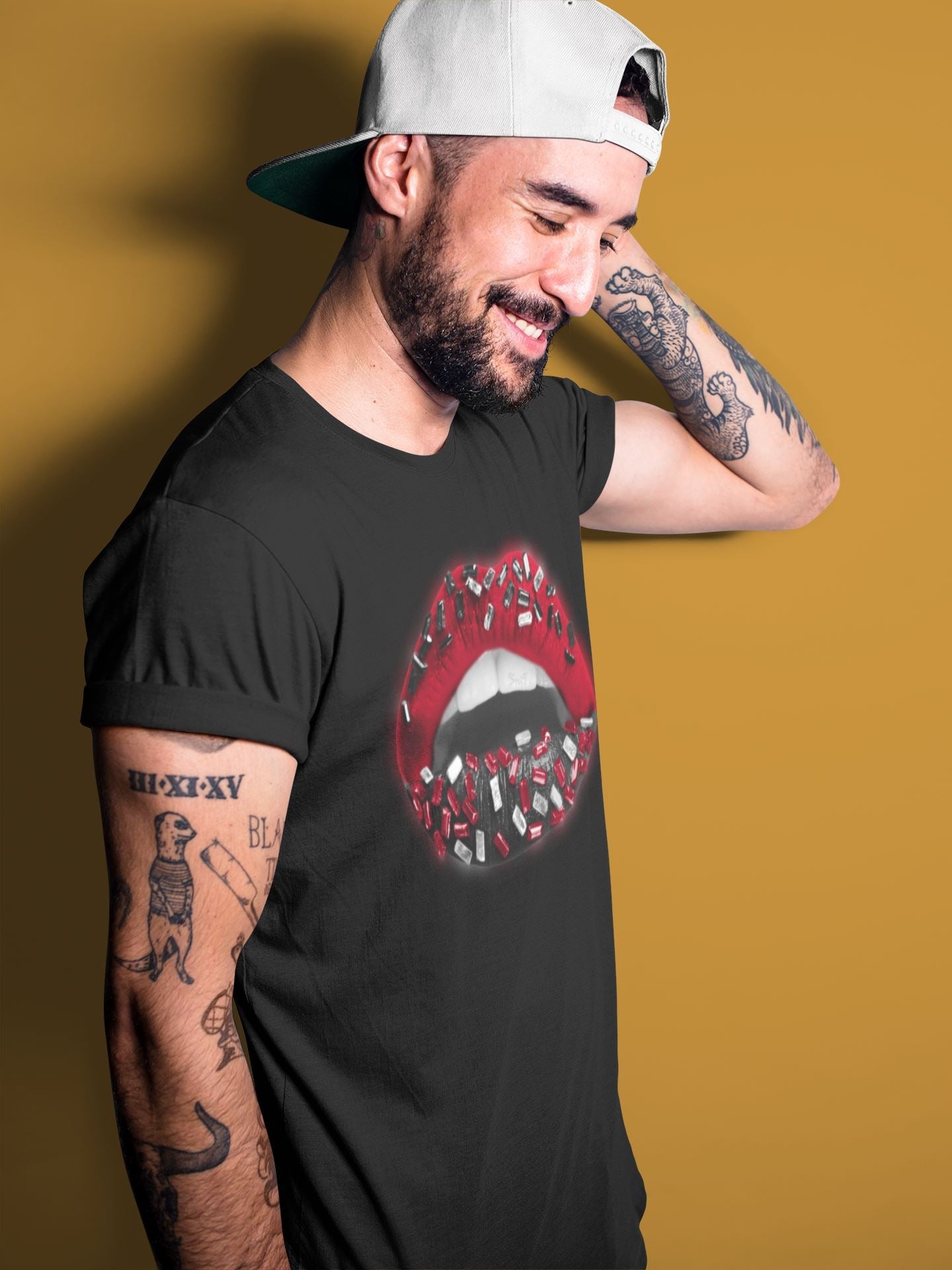 Jordan 14 Gym Red Sneaker Match Tees Lips Jewel Sneaker Tees Jordan 14 Gym Red Sneaker Release Tees Unisex Shirts