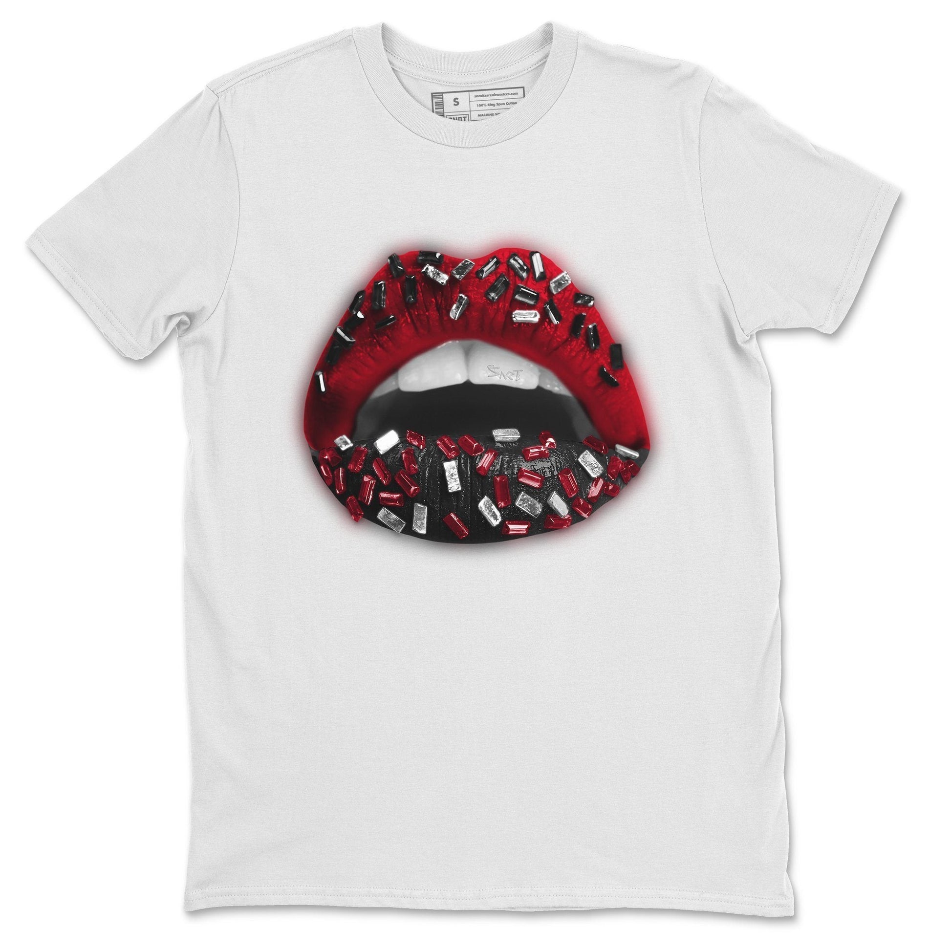 Jordan 14 Gym Red Sneaker Match Tees Lips Jewel Sneaker Tees Jordan 14 Gym Red Sneaker Release Tees Unisex Shirts