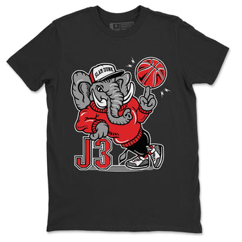 Jordan 3 Fire Red Sneaker Match Tees Elephant Sneaker Tees Jordan 3 Fire Red Sneaker Release Tees Unisex Shirts