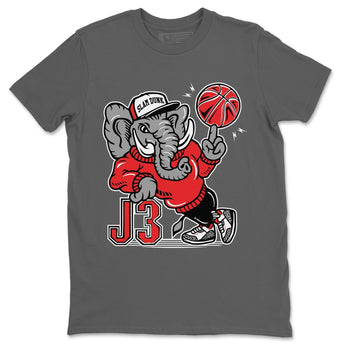 Jordan 3 Fire Red Sneaker Match Tees Elephant Sneaker Tees Jordan 3 Fire Red Sneaker Release Tees Unisex Shirts