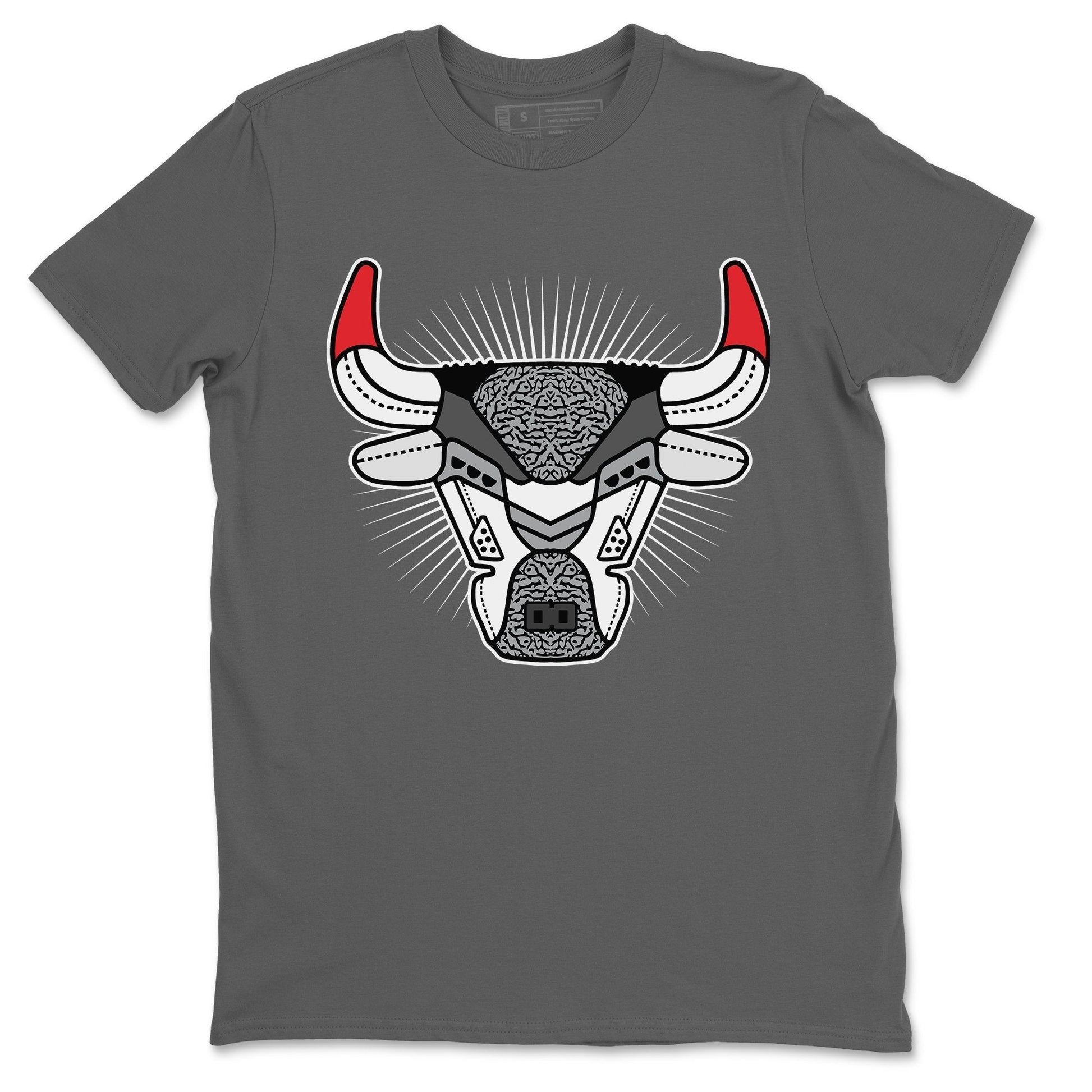 Jordan 3 Fire Red Sneaker Match Tees Bull Head Sneaker Tees Jordan 3 Fire Red Sneaker Release Tees Unisex Shirts