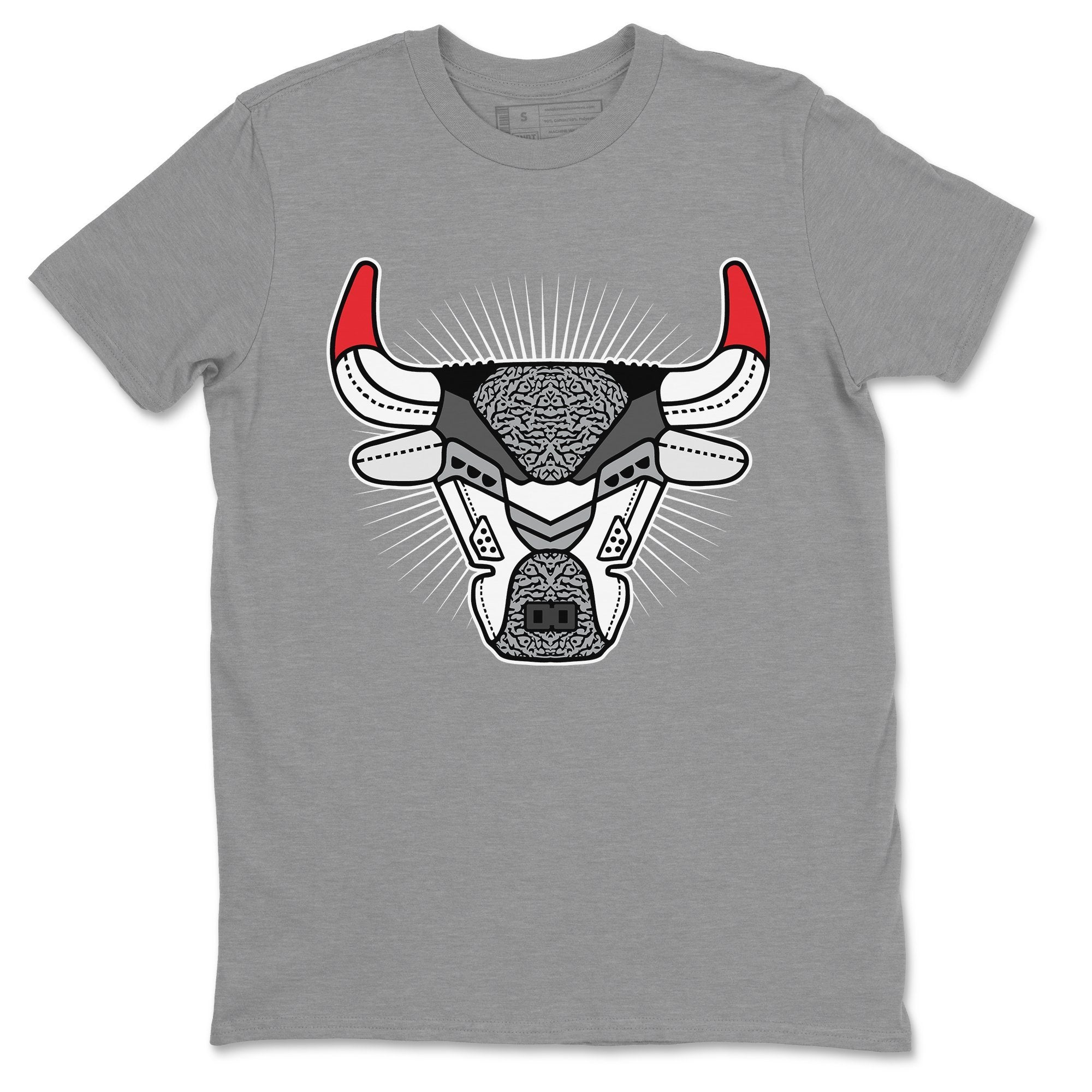Jordan 3 Fire Red Sneaker Match Tees Bull Head Sneaker Tees Jordan 3 Fire Red Sneaker Release Tees Unisex Shirts