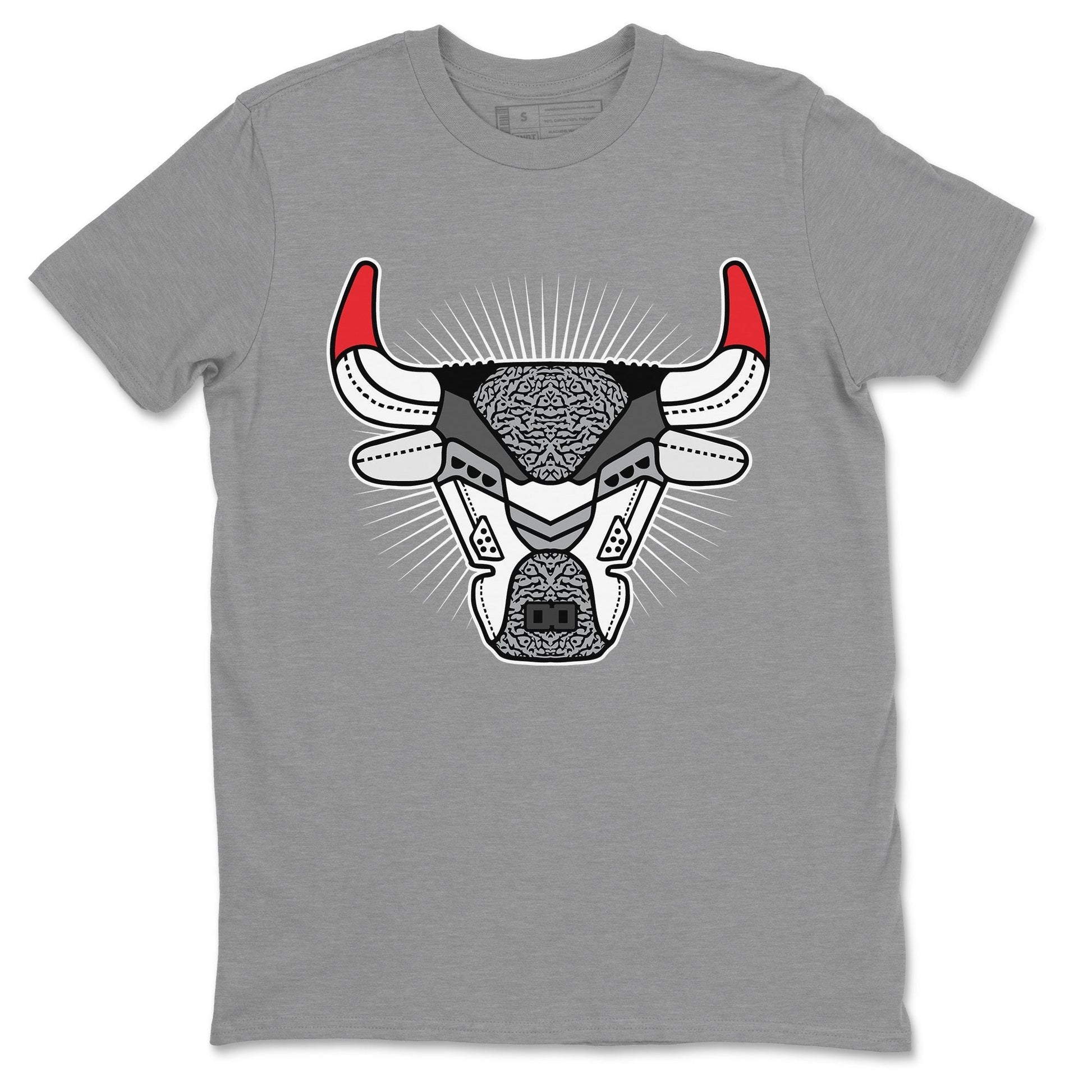 Jordan 3 Fire Red Sneaker Match Tees Bull Head Sneaker Tees Jordan 3 Fire Red Sneaker Release Tees Unisex Shirts