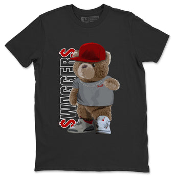 Jordan 3 Fire Red Sneaker Match Tees Bear Swaggers Sneaker Tees Jordan 3 Fire Red Sneaker Release Tees Unisex Shirts