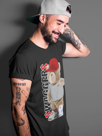 Jordan 3 Fire Red Sneaker Match Tees Bear Swaggers Sneaker Tees Jordan 3 Fire Red Sneaker Release Tees Unisex Shirts