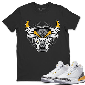 Jordan 3 Laser Orange Sneaker Match Tees Bull Head Sneaker Tees Jordan 3 Laser Orange Sneaker Release Tees Unisex Shirts