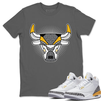 Jordan 3 Laser Orange Sneaker Match Tees Bull Head Sneaker Tees Jordan 3 Laser Orange Sneaker Release Tees Unisex Shirts