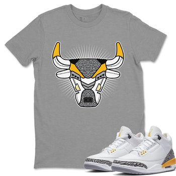 Jordan 3 Laser Orange Sneaker Match Tees Bull Head Sneaker Tees Jordan 3 Laser Orange Sneaker Release Tees Unisex Shirts