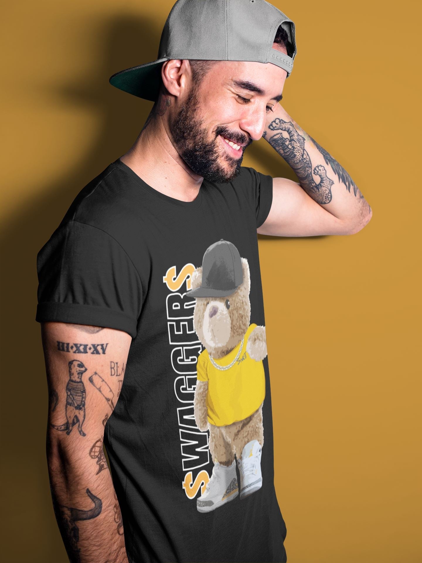 Jordan 3 Laser Orange Sneaker Match Tees Bear Swaggers Sneaker Tees Jordan 3 Laser Orange Sneaker Release Tees Unisex Shirts