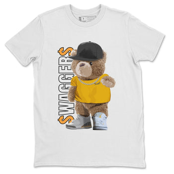 Jordan 3 Laser Orange Sneaker Match Tees Bear Swaggers Sneaker Tees Jordan 3 Laser Orange Sneaker Release Tees Unisex Shirts