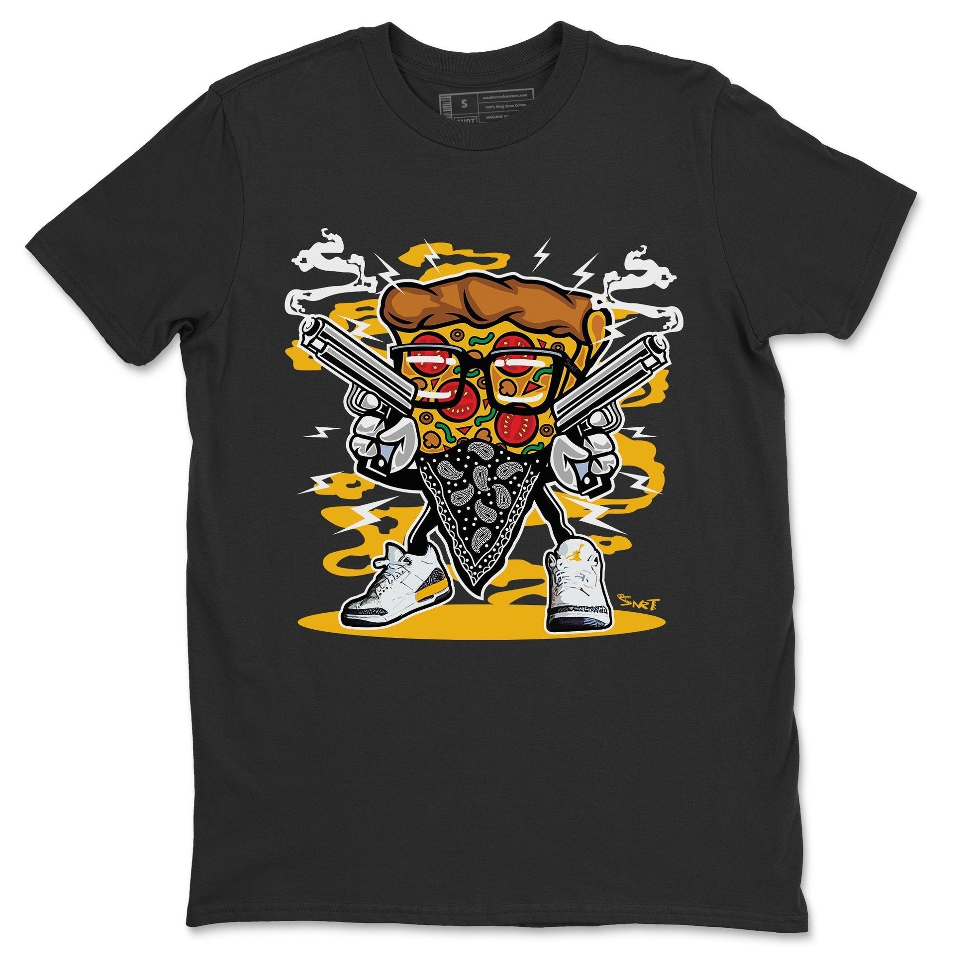 Jordan 3 Laser Orange Sneaker Match Tees Pizza Man Sneaker Tees Jordan 3 Laser Orange Sneaker Release Tees Unisex Shirts