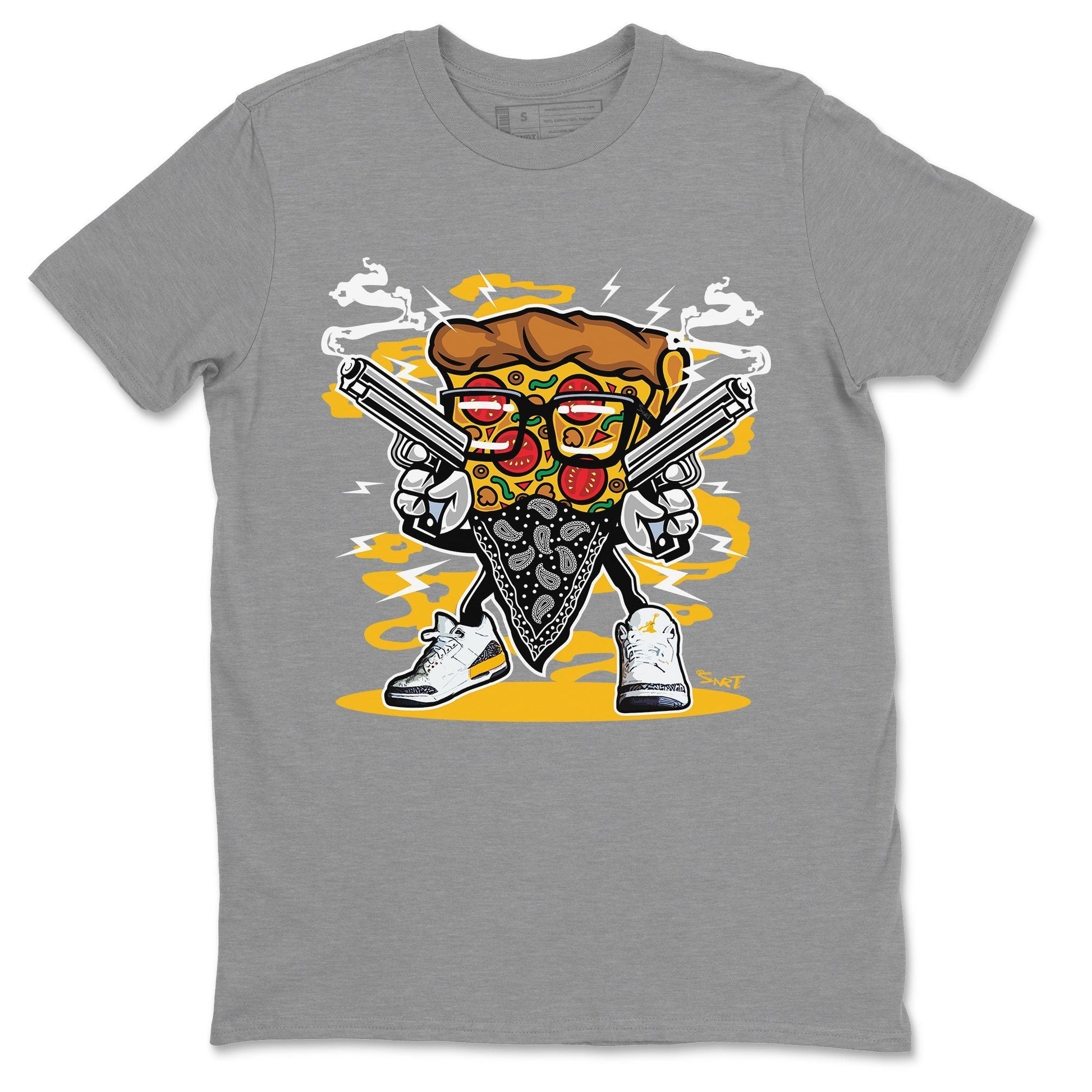 Jordan 3 Laser Orange Sneaker Match Tees Pizza Man Sneaker Tees Jordan 3 Laser Orange Sneaker Release Tees Unisex Shirts