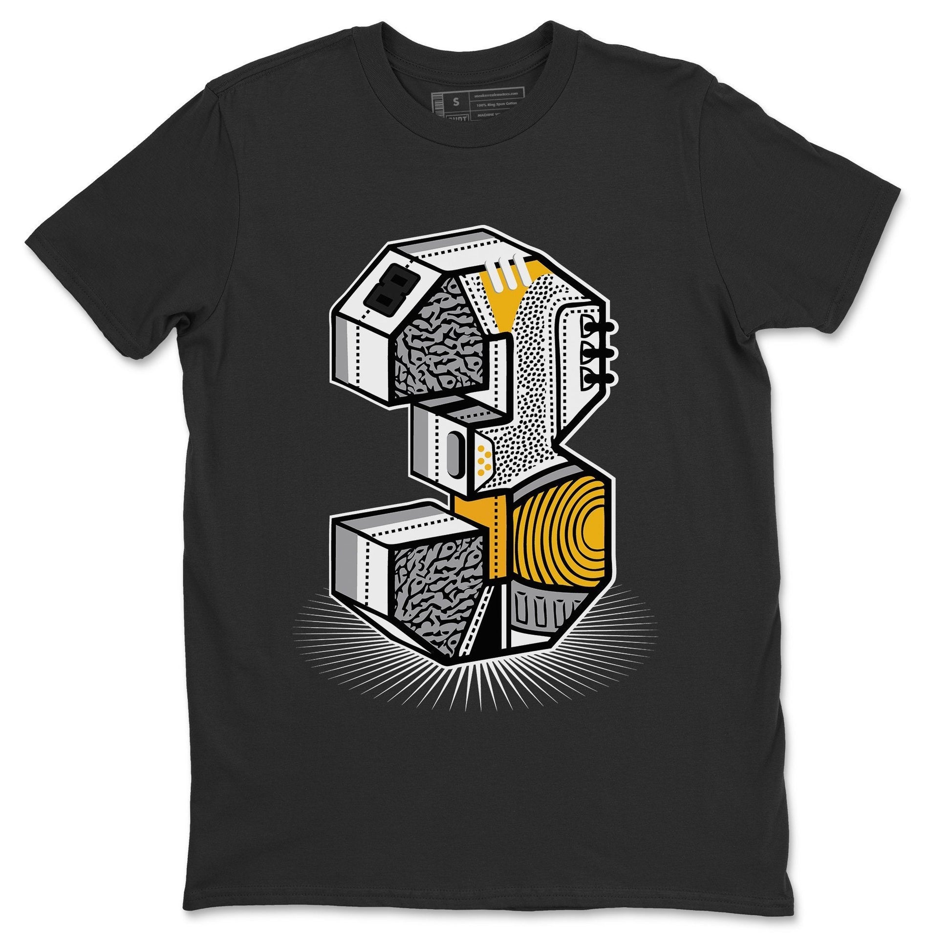 Jordan 3 Laser Orange Sneaker Match Tees Three Statue Sneaker Tees Jordan 3 Laser Orange Sneaker Release Tees Unisex Shirts