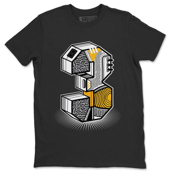 Jordan 3 Laser Orange Sneaker Match Tees Three Statue Sneaker Tees Jordan 3 Laser Orange Sneaker Release Tees Unisex Shirts