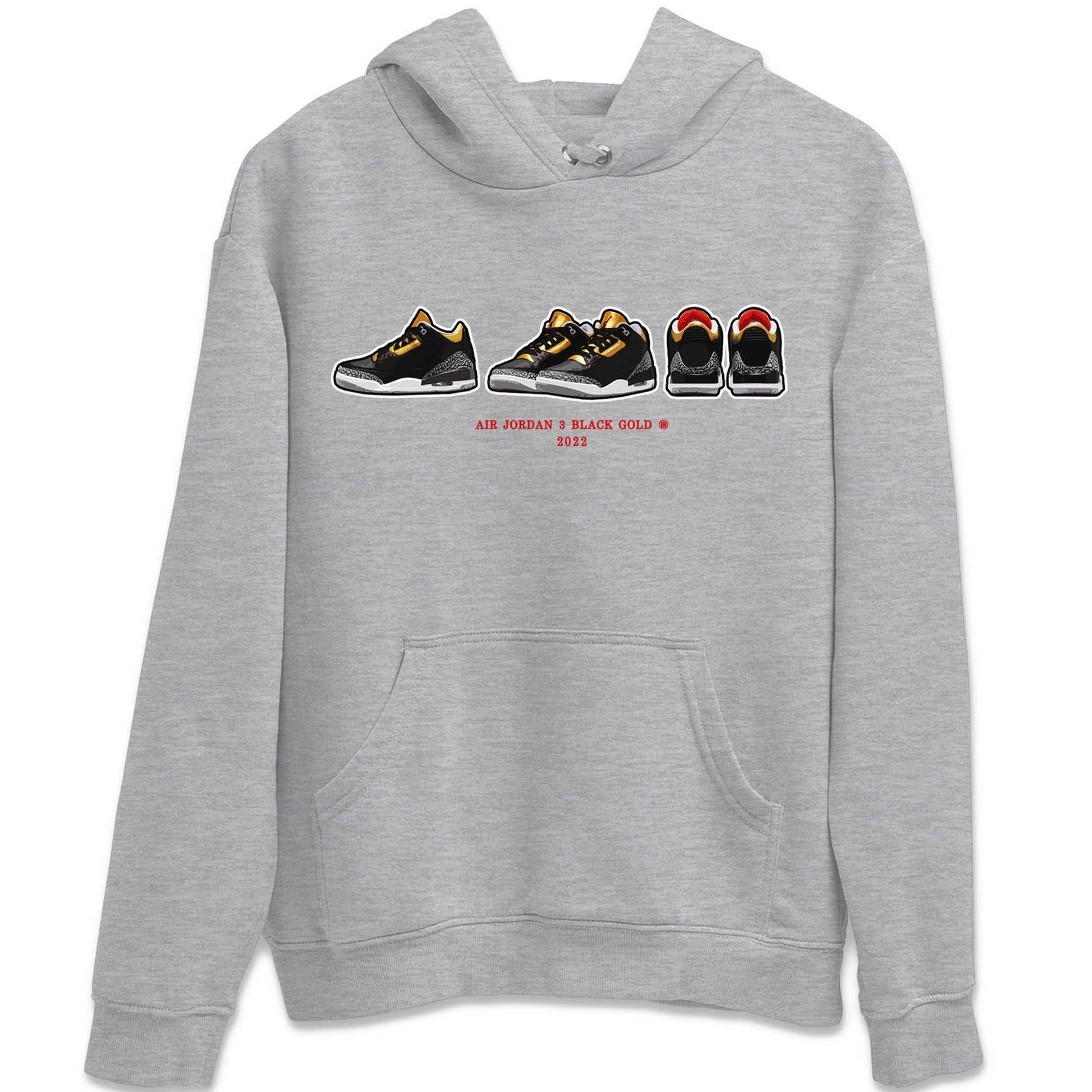 Jordan 3 Black Gold Sneaker Match Tees Air Jordan 3 Prelude Sneaker Tees Jordan 3 Black Gold Sneaker Release Tees Unisex Shirts