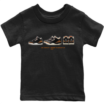 Jordan 3 Desert Elephant Sneaker Match Tees Air Jordan 3 Prelude Sneaker Tees Jordan 3 Desert Elephant Sneaker Release Tees Kids Shirts