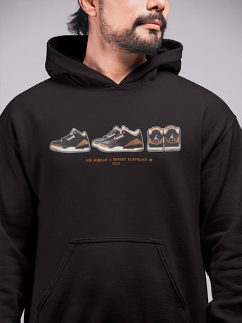 Jordan 3 Desert Elephant Sneaker Match Tees Air Jordan 3 Prelude Sneaker Tees Jordan 3 Desert Elephant Sneaker Release Tees Unisex Shirts