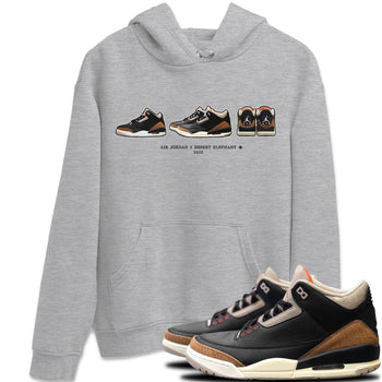 Jordan 3 Desert Elephant Sneaker Match Tees Air Jordan 3 Prelude Sneaker Tees Jordan 3 Desert Elephant Sneaker Release Tees Unisex Shirts
