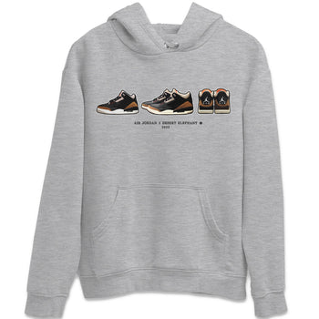Jordan 3 Desert Elephant Sneaker Match Tees Air Jordan 3 Prelude Sneaker Tees Jordan 3 Desert Elephant Sneaker Release Tees Unisex Shirts