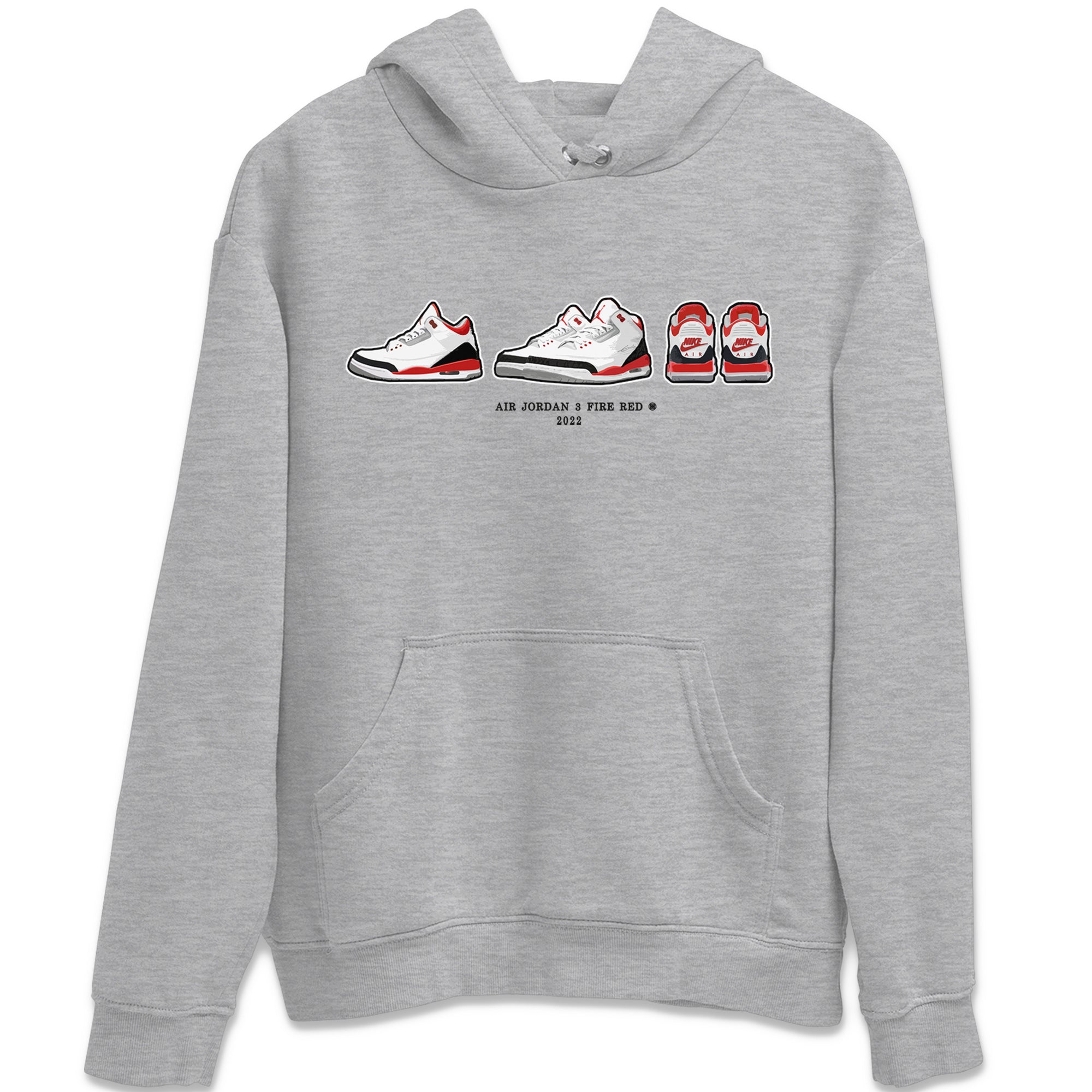 Jordan 3 Fire Red Sneaker Match Tees Air Jordan 3 Prelude Sneaker Tees Jordan 3 Fire Red Sneaker Release Tees Unisex Shirts