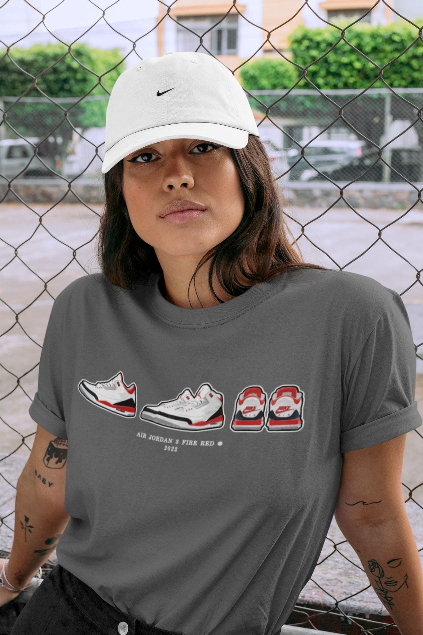 Jordan 3 Fire Red Sneaker Match Tees Air Jordan 3 Prelude Sneaker Tees Jordan 3 Fire Red Sneaker Release Tees Unisex Shirts