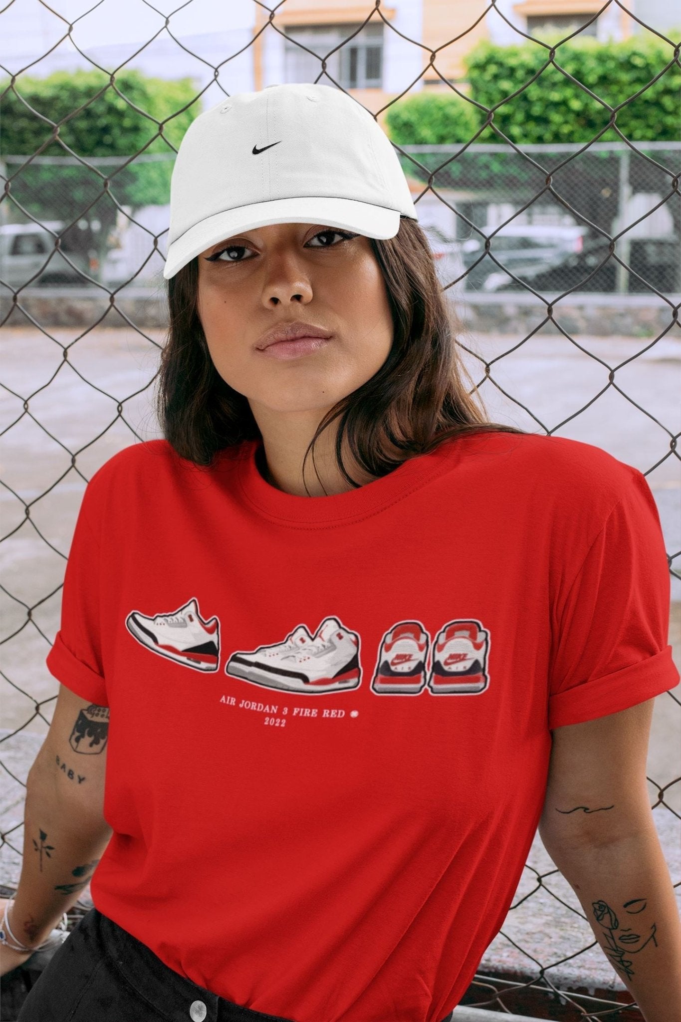 Jordan 3 Fire Red Sneaker Match Tees Air Jordan 3 Prelude Sneaker Tees Jordan 3 Fire Red Sneaker Release Tees Unisex Shirts