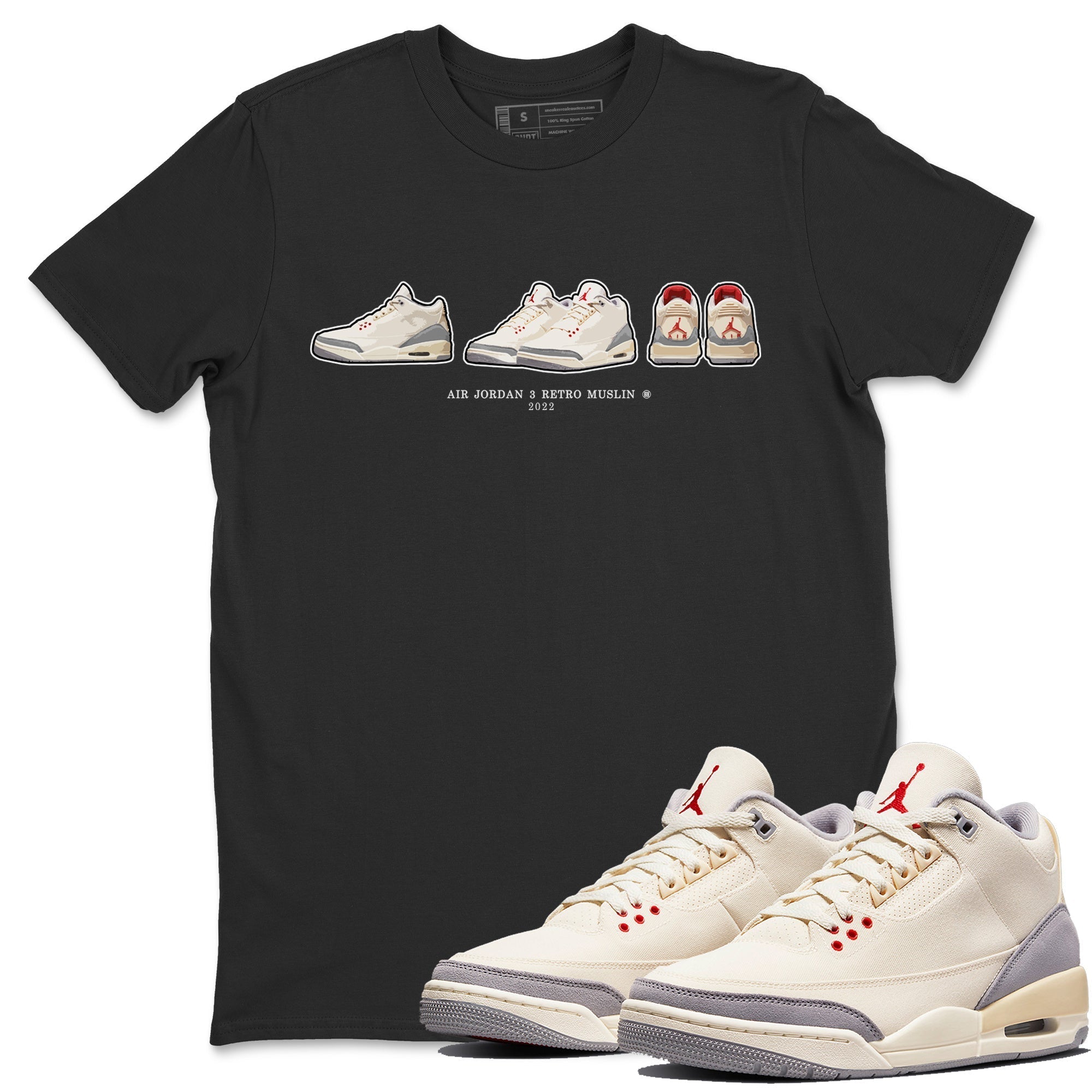 jordan 3 muslin shirt