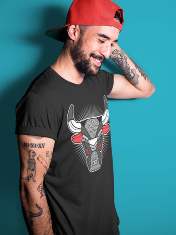 Jordan 3 Black Cement Sneaker Match Tees AJ3 Bull Head Sneaker Tees Jordan 3 Black Cement Sneaker Release Tees Unisex Shirts