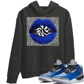 Jordan 3 Varsity Royal Sneaker Match Tees Lips Candy Sneaker Tees Jordan 3 Varsity Royal Sneaker Release Tees Unisex Shirts