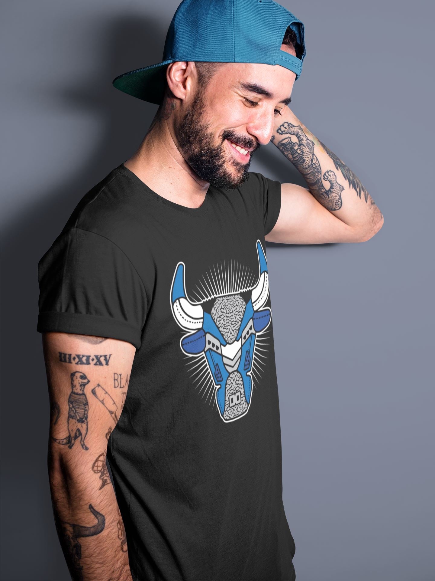 Jordan 3 Varsity Royal Sneaker Match Tees Bull Head Sneaker Tees Jordan 3 Varsity Royal Sneaker Release Tees Unisex Shirts