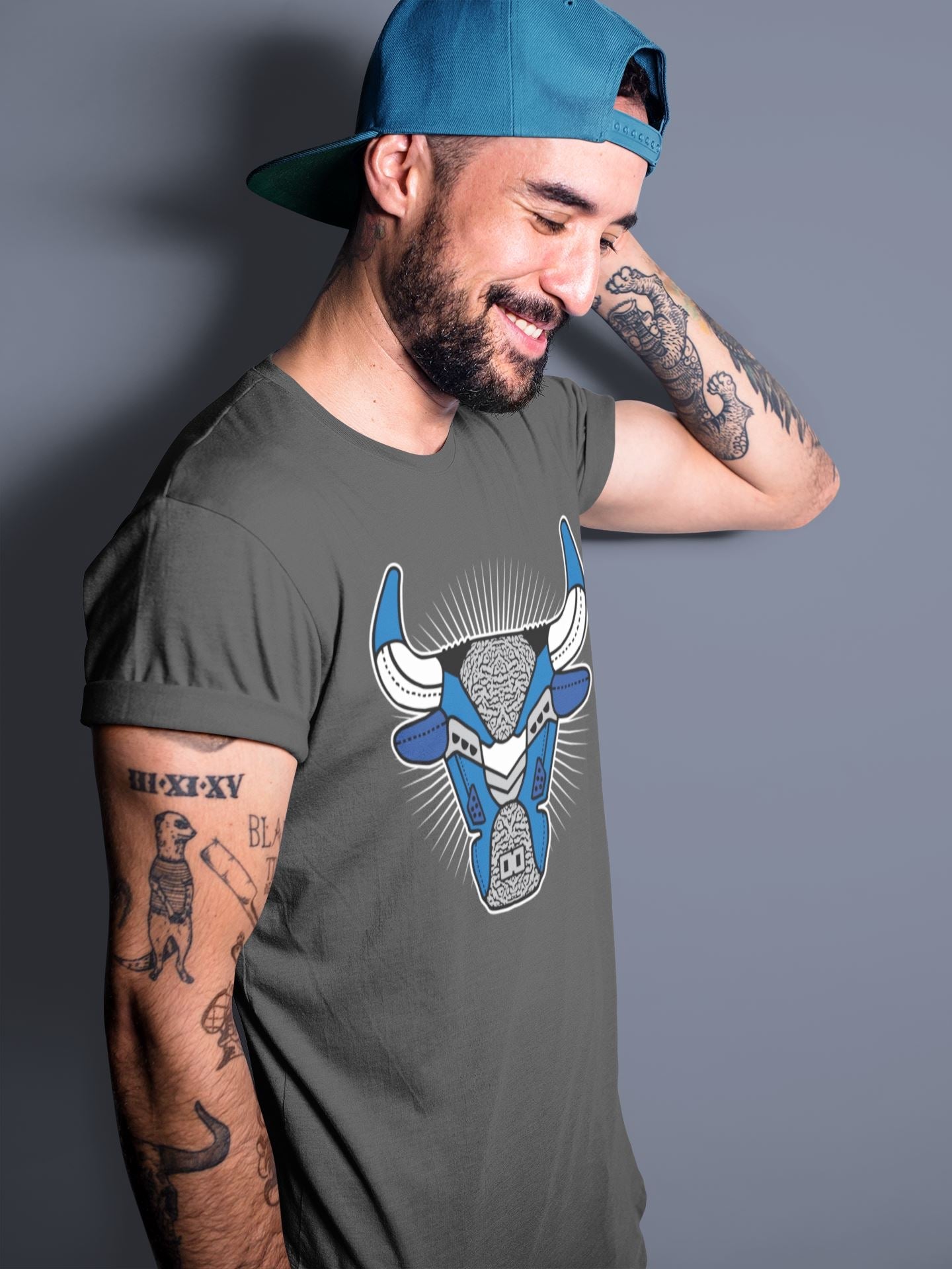 Jordan 3 Varsity Royal Sneaker Match Tees Bull Head Sneaker Tees Jordan 3 Varsity Royal Sneaker Release Tees Unisex Shirts