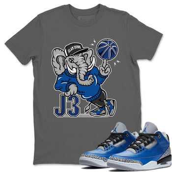 Jordan 3 Varsity Royal Sneaker Match Tees Elephant Sneaker Tees Jordan 3 Varsity Royal Sneaker Release Tees Unisex Shirts