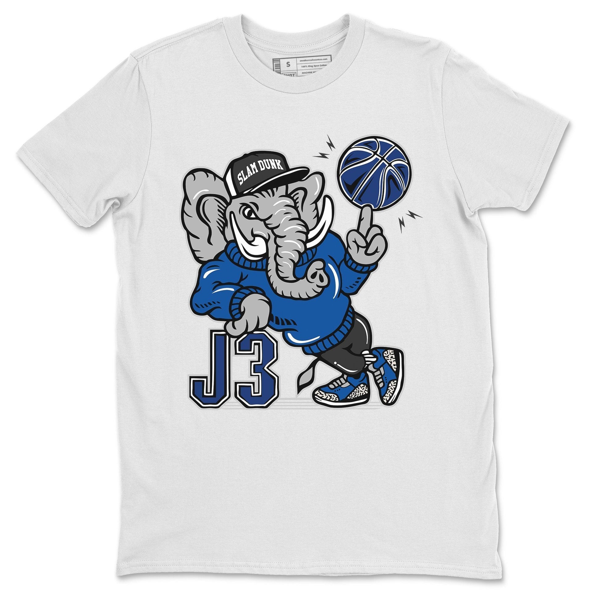 Jordan 3 Varsity Royal Sneaker Match Tees Elephant Sneaker Tees Jordan 3 Varsity Royal Sneaker Release Tees Unisex Shirts