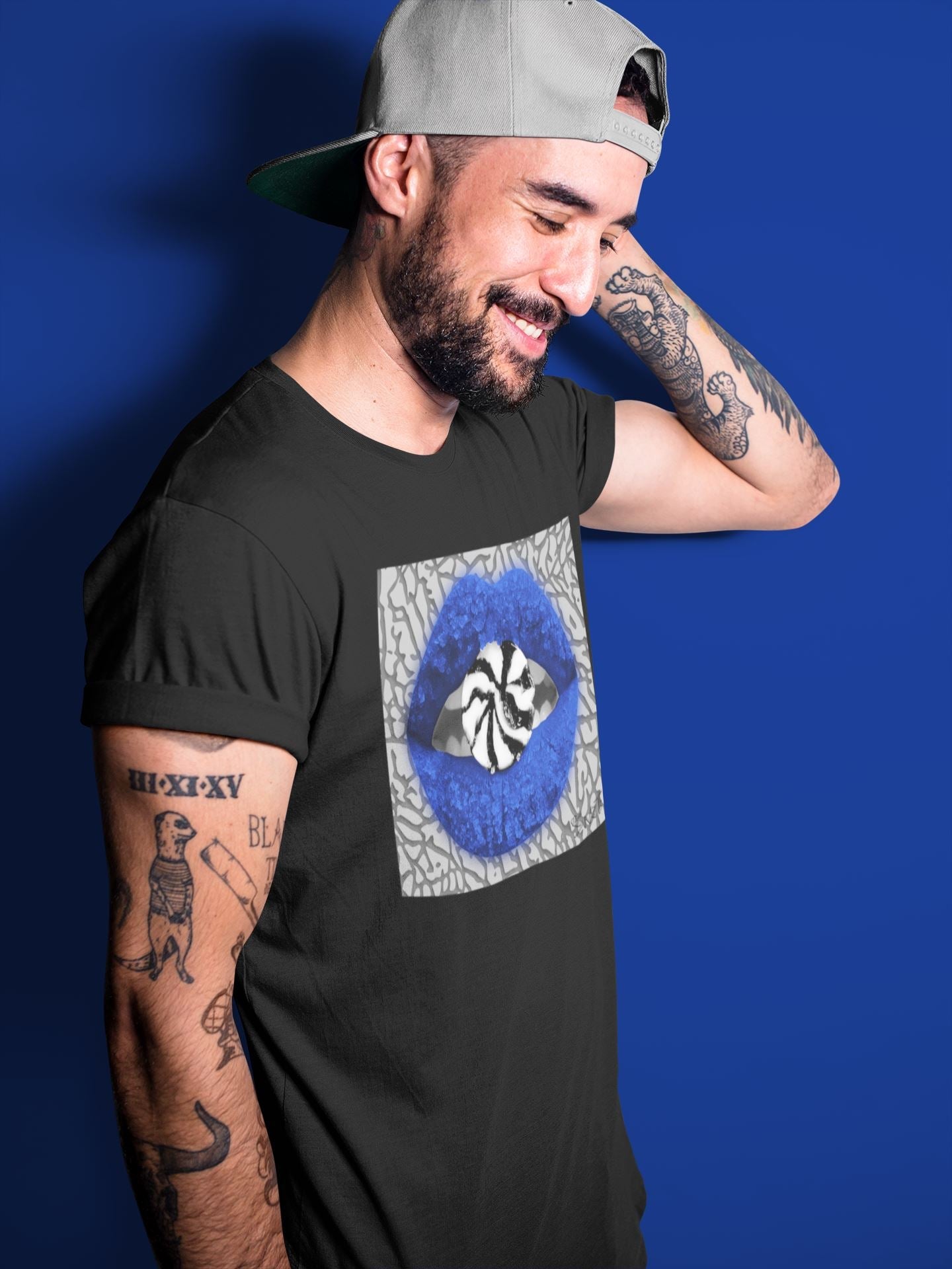 Jordan 3 Varsity Royal Sneaker Match Tees Lips Candy Sneaker Tees Jordan 3 Varsity Royal Sneaker Release Tees Unisex Shirts