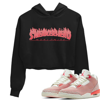 Jordan 3 Rust Pink Sneaker Match Tees Fire Sneakerhead Sneaker Tees Jordan 3 Rust Pink Sneaker Release Tees Women's Shirts