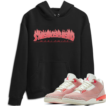 Jordan 3 Rust Pink Sneaker Match Tees Fire Sneakerhead Sneaker Tees Jordan 3 Rust Pink Sneaker Release Tees Unisex Shirts
