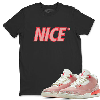 Jordan 3 Rust Pink Sneaker Match Tees Nice Smile Sneaker Tees Jordan 3 Rust Pink Sneaker Release Tees Unisex Shirts