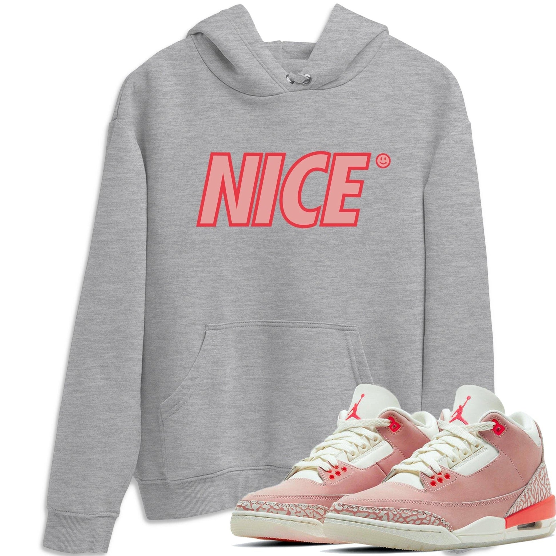Jordan 3 Rust Pink Sneaker Match Tees Nice Smile Sneaker Tees Jordan 3 Rust Pink Sneaker Release Tees Unisex Shirts