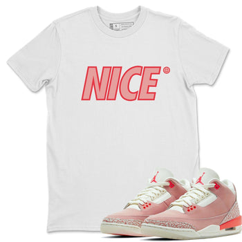 Jordan 3 Rust Pink Sneaker Match Tees Nice Smile Sneaker Tees Jordan 3 Rust Pink Sneaker Release Tees Unisex Shirts