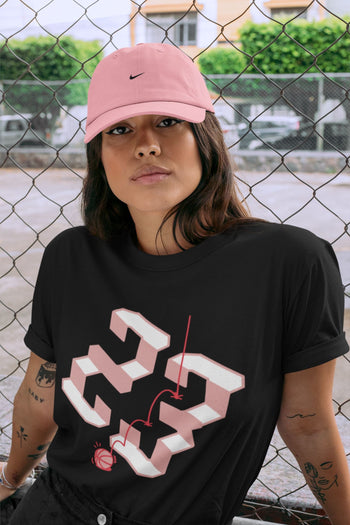 Jordan 3 Rust Pink Sneaker Match Tees Steps Sneaker Tees Jordan 3 Rust Pink Sneaker Release Tees Unisex Shirts