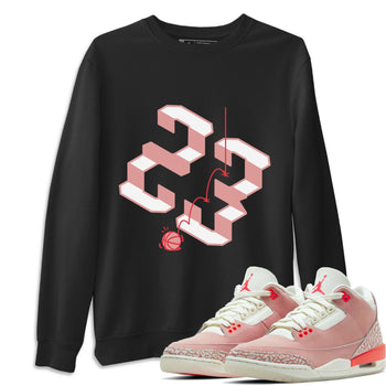 Jordan 3 Rust Pink Sneaker Match Tees Steps Sneaker Tees Jordan 3 Rust Pink Sneaker Release Tees Unisex Shirts