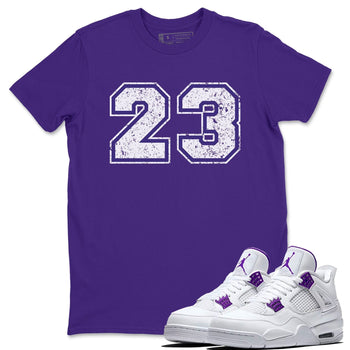 Jordan 4 Court Purple Sneaker Match Tees 23 Sneaker Tees Jordan 4 Court Purple Sneaker Release Tees Unisex Shirts