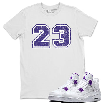 Jordan 4 Court Purple Sneaker Match Tees 23 Sneaker Tees Jordan 4 Court Purple Sneaker Release Tees Unisex Shirts