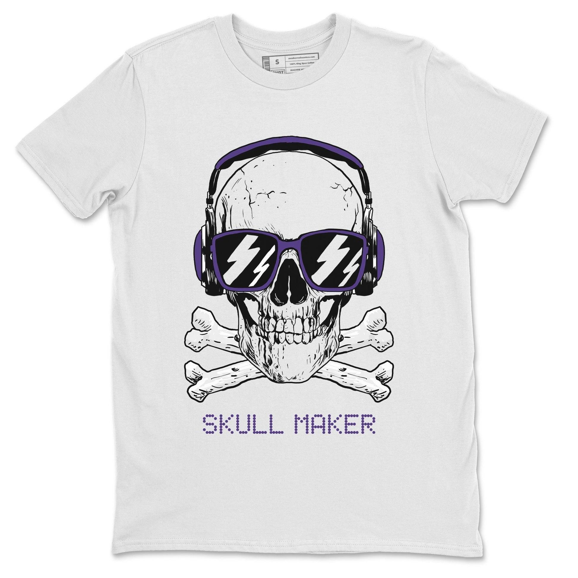 Jordan 4 Court Purple Sneaker Match Tees Skull Maker Sneaker Tees Jordan 4 Court Purple Sneaker Release Tees Unisex Shirts