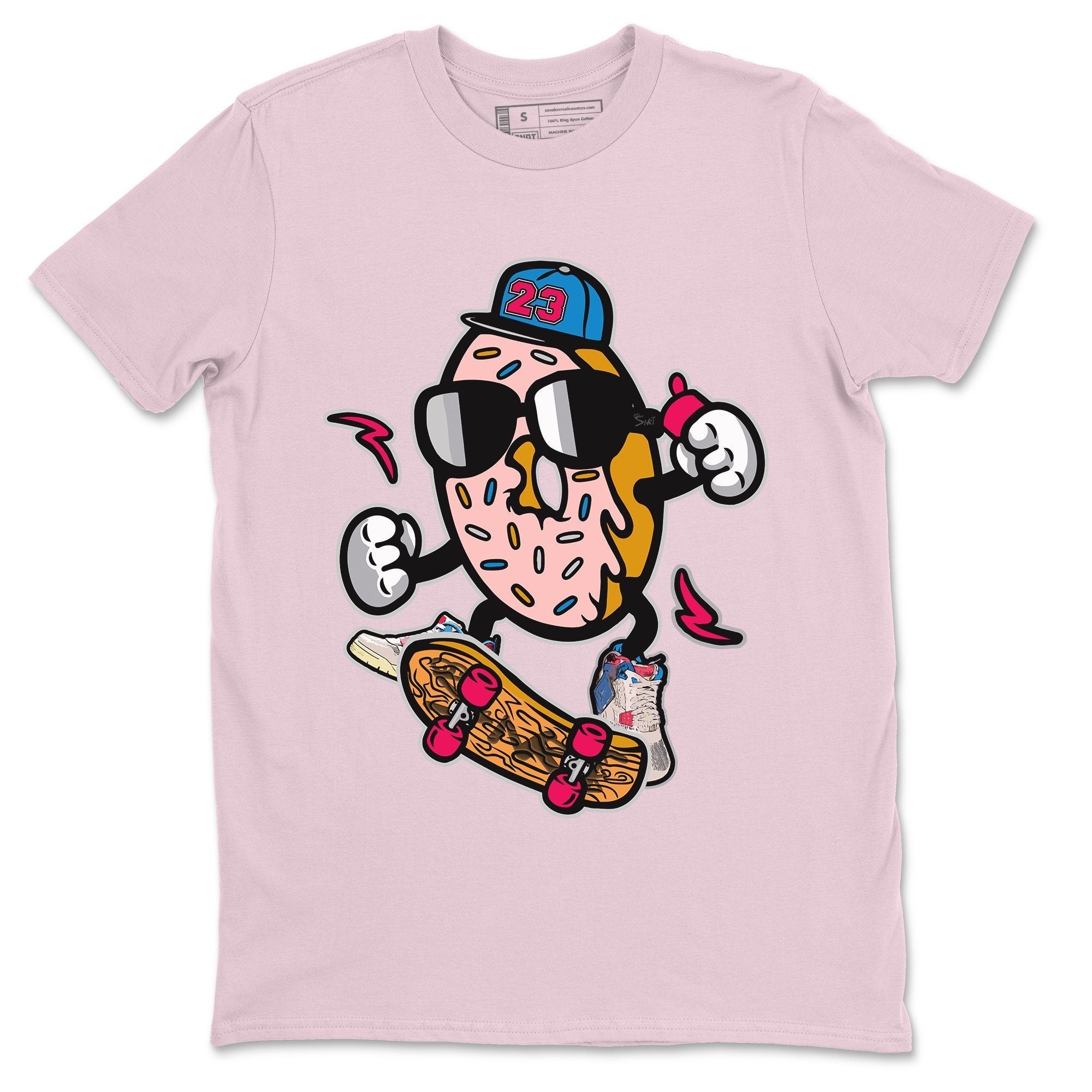 Jordan 4 Union Guava Ice Sneaker Match Tees Donut Skater Sneaker Tees Jordan 4 Union Guava Ice Sneaker Release Tees Unisex Shirts
