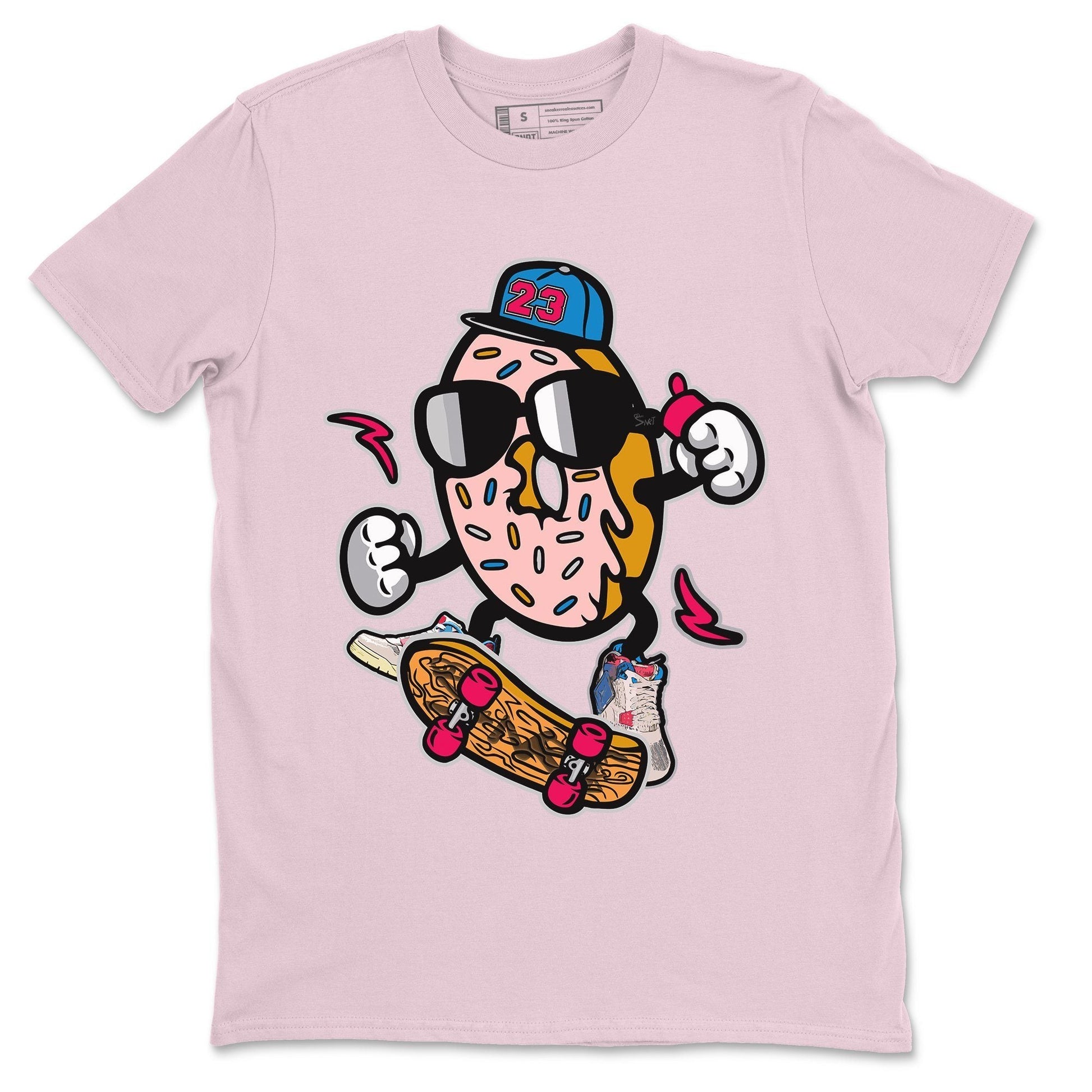 Jordan 4 Union Guava Ice Sneaker Match Tees Donut Skater Sneaker Tees Jordan 4 Union Guava Ice Sneaker Release Tees Unisex Shirts