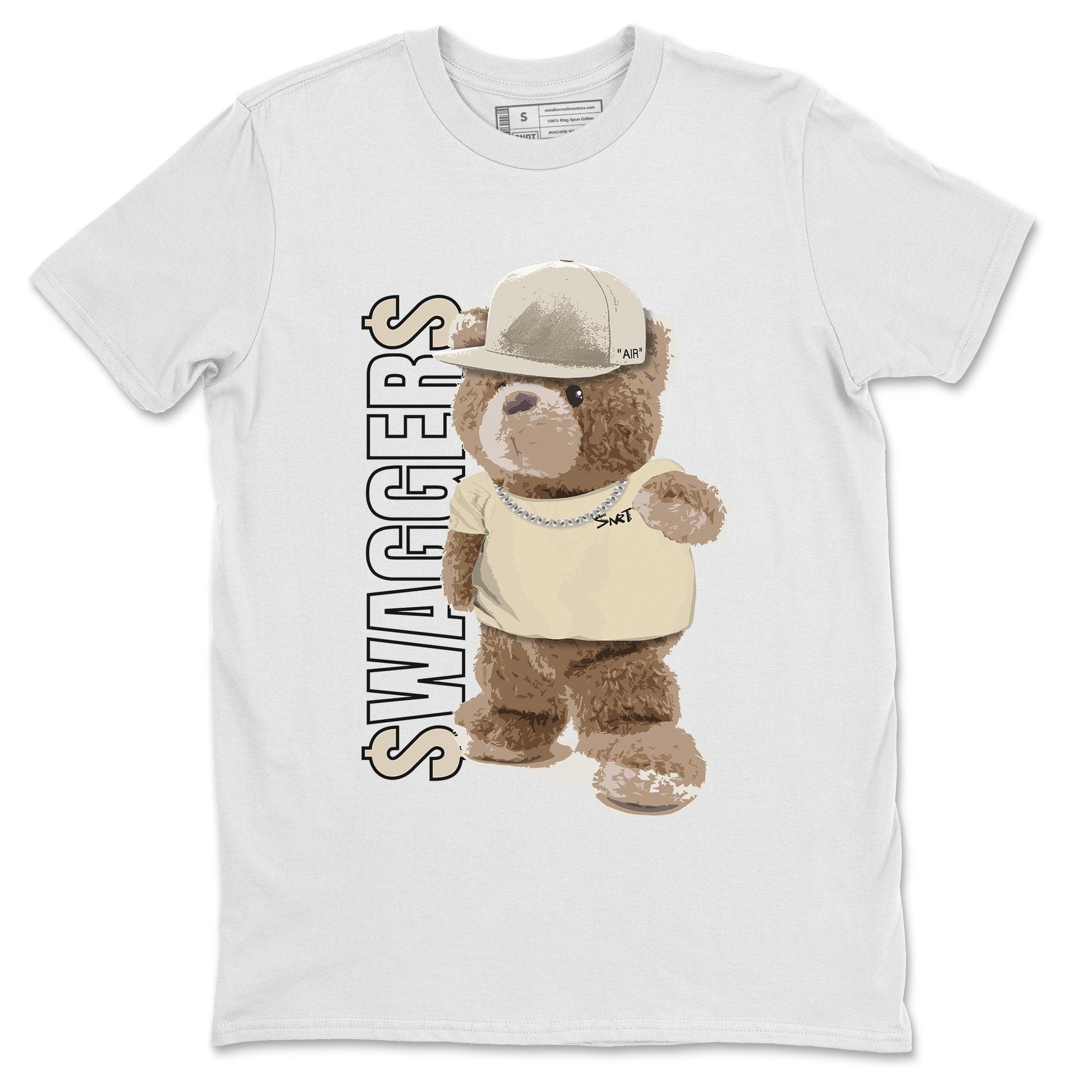 Jordan 4 OFF-WHITE Sail Sneaker Match Tees Bear Swaggers Sneaker Tees Jordan 4 OFF-WHITE Sail Sneaker Release Tees Unisex Shirts