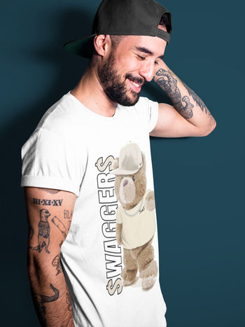 Jordan 4 OFF-WHITE Sail Sneaker Match Tees Bear Swaggers Sneaker Tees Jordan 4 OFF-WHITE Sail Sneaker Release Tees Unisex Shirts