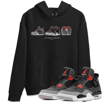 Jordan 4 Infrared Sneaker Match Tees Air Jordan 4 Prelude Sneaker Tees Jordan 4 Infrared Sneaker Release Tees Unisex Shirts