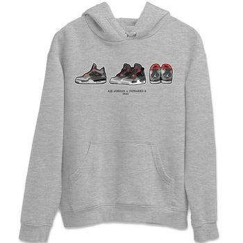 Jordan 4 Infrared Sneaker Match Tees Air Jordan 4 Prelude Sneaker Tees Jordan 4 Infrared Sneaker Release Tees Unisex Shirts